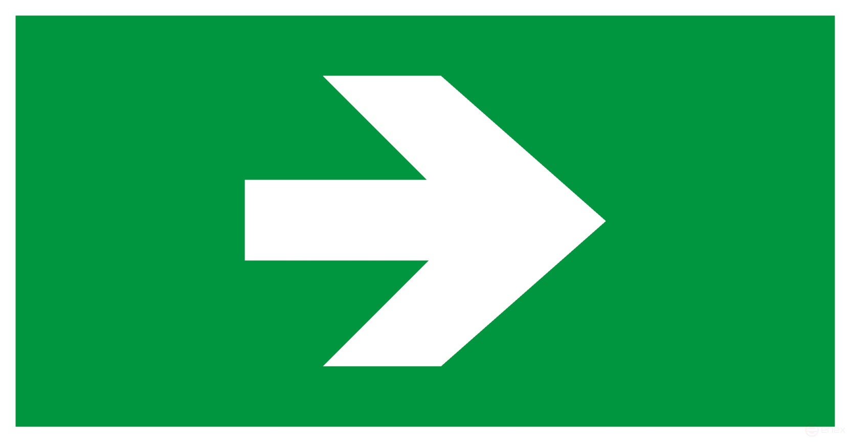 Пиктограмма ЭРА INFO-SSA-119 бэклит 259x128мм Стрелка без текста SSA-103