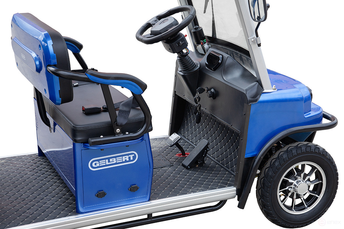 Mini golf cart Gelbert Sirma 60V 1200W, blue