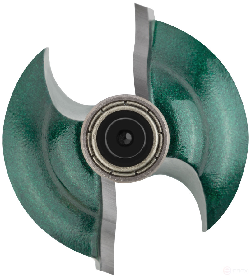 Фреза кромочная калевочная с нижним подшипником DxHxL=41х13х57,8 мм