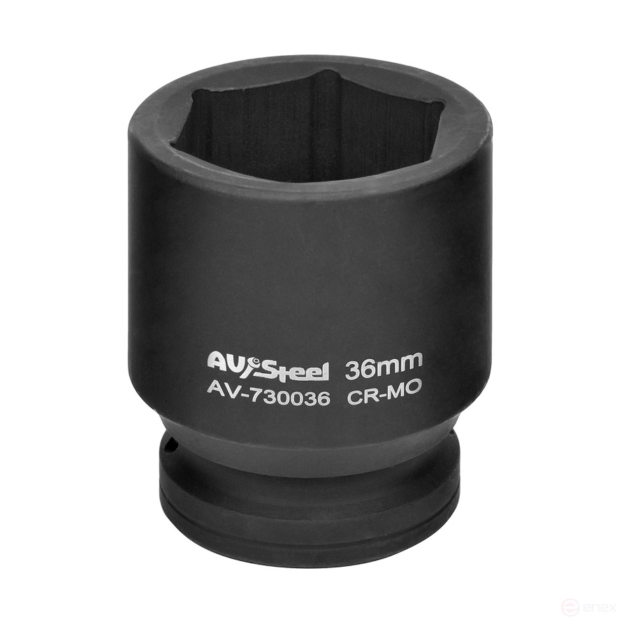Головка ударная 3/4" шестигранная 36 мм "AV Steel" AV-730036