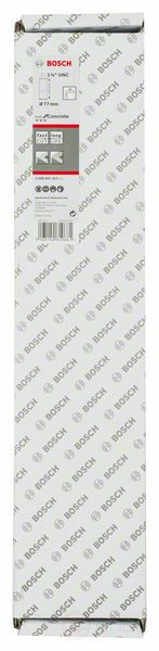 Алмазная сверлильная коронка для мокрого сверления 1 1/4 UNC Best for Concrete 77 мм, 450 мм, 7 сегментов, 11,5