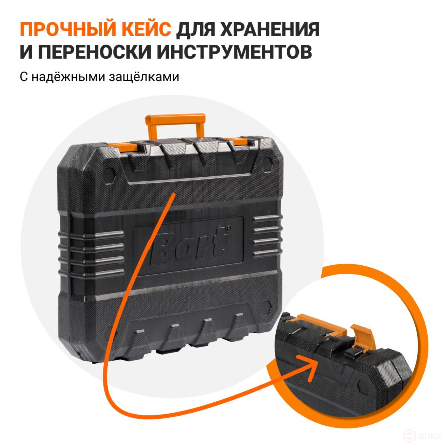 Набор ручного инструмента BORT BTK-168