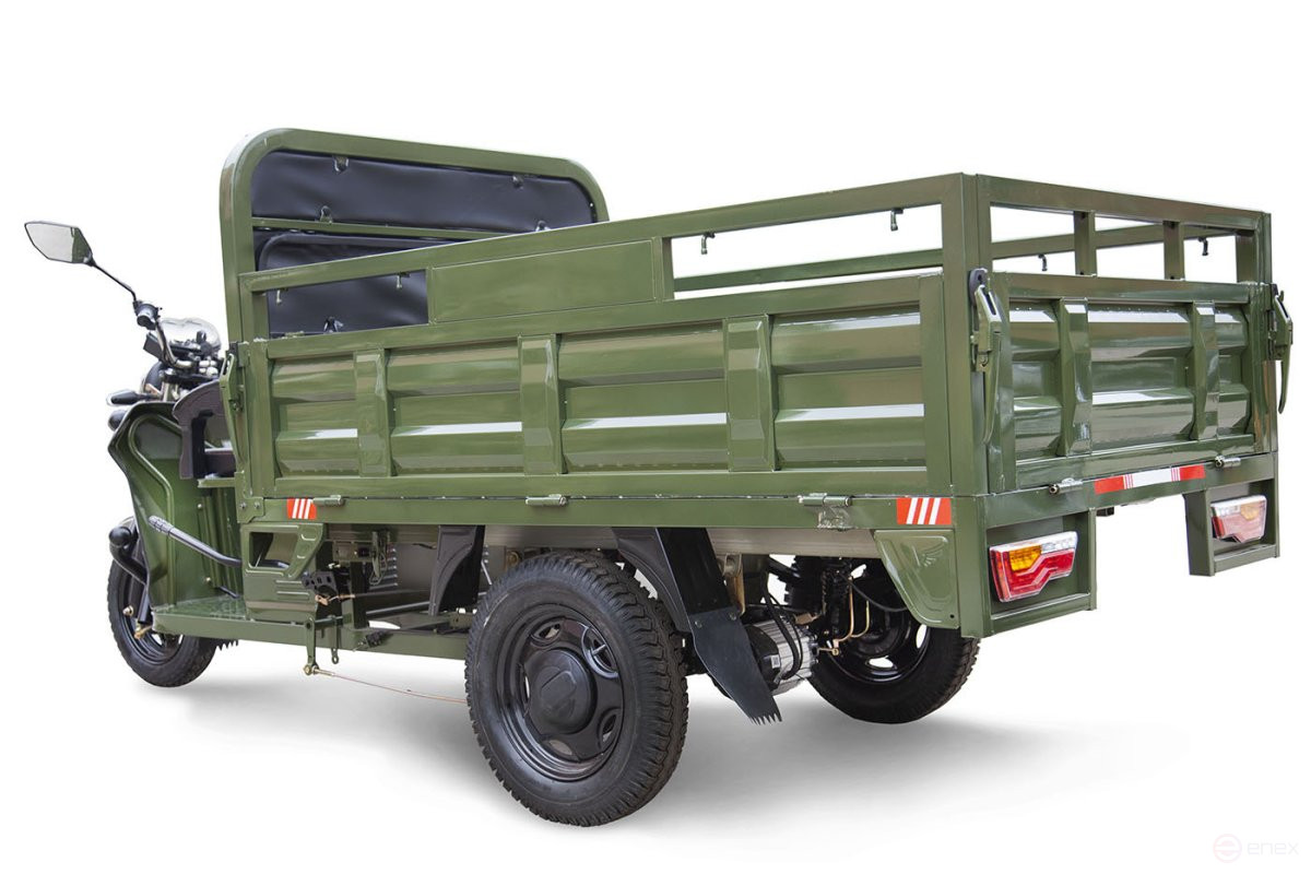 Грузовой электротрицикл Rutrike D4 NEXT 1800 60V1500W, красный