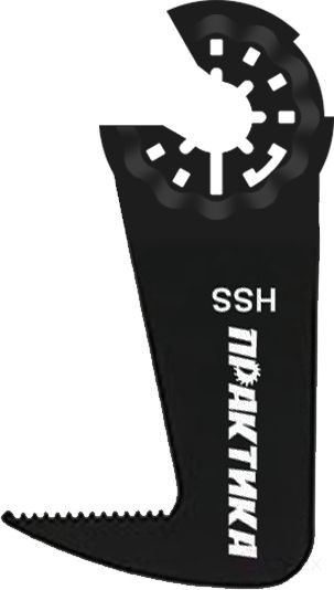 Насадка для МФИ ПРАКТИКА режущая L-образная, HCS, по дереву, 28 мм, мелкий зуб (918-337)