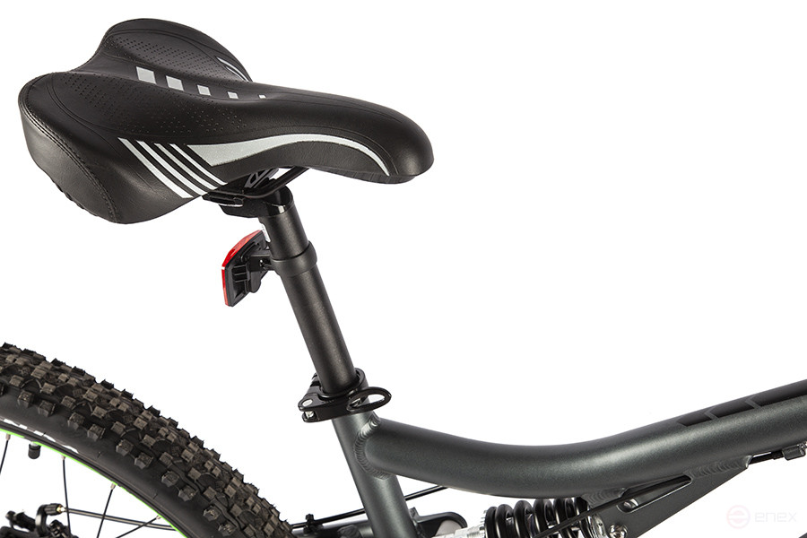 Велогибрид Eltreco Walter Черно-зеленый-2502