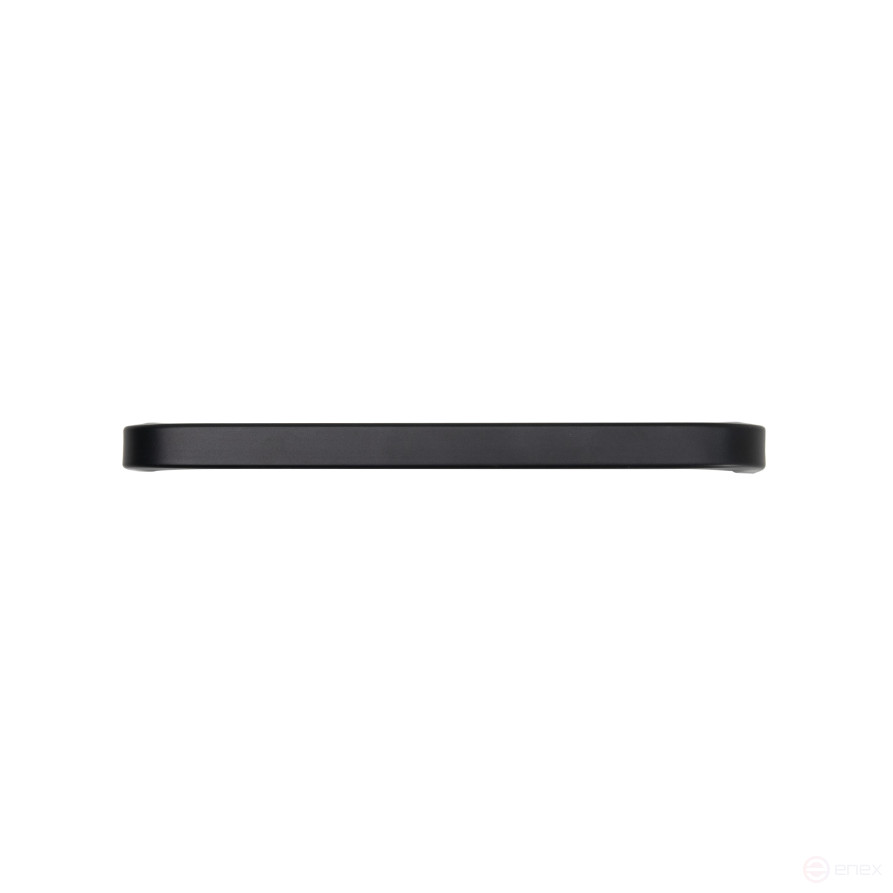 Handle meb. bracket alum. STRIPS 160/167 matte black, AKS