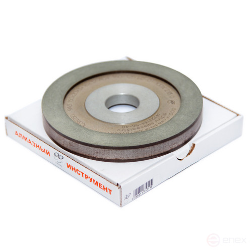 Flat diamond grinding wheel with double-sided recess 9A3 200x20x3x16x76 AC4 160/125 B2-01 100% 299.0