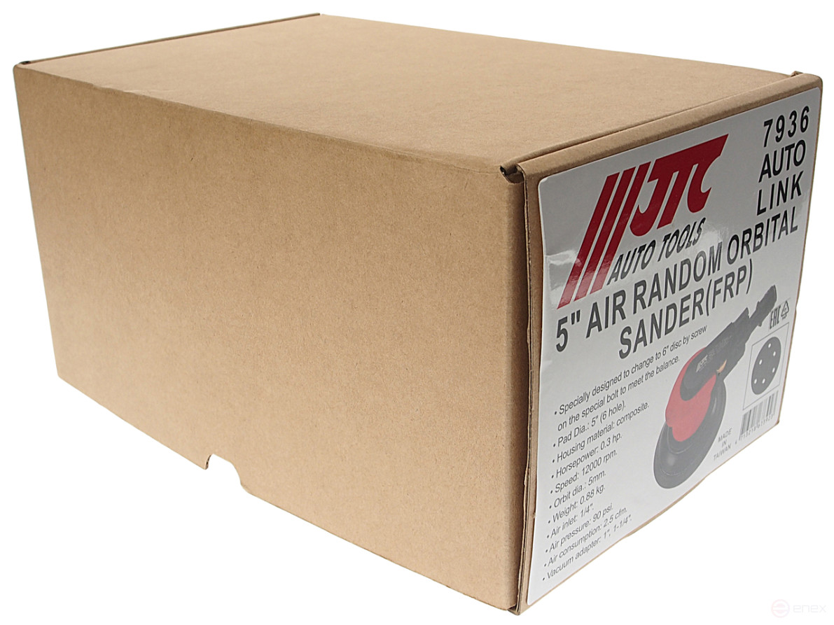 Машинка пневматическая шлифовальная эксцентриковая 5" JTC