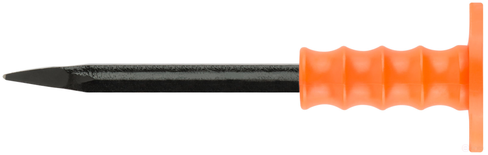 A spike-shaped chisel with a plastic tread 250x14 mm