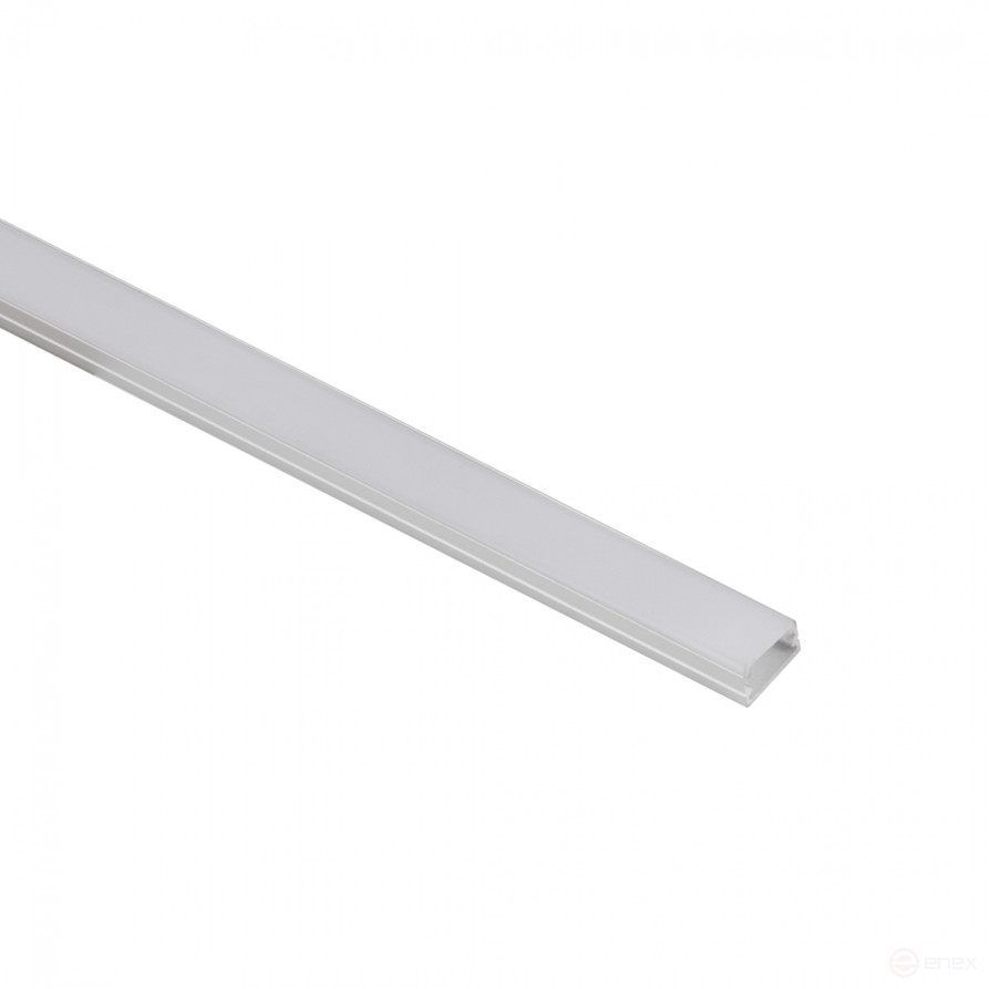 SIRIUS-1407S aluminum overhead profile with screen, white, 3m, AKS