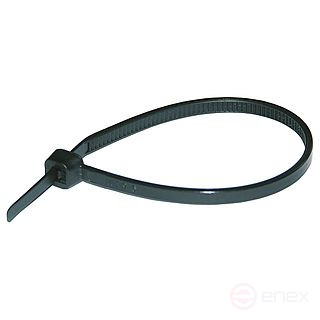 Cable tie, color black, resistant to low temperatures, 199x4.6 mm (pack.100 pcs)