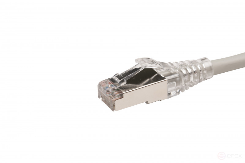 WRline WR-PC-RJ45-FTP-5E-1-GY Патч-корд F/UTP, категория 5е, 2xRJ45, экранированный, серый, LSZH, 1м