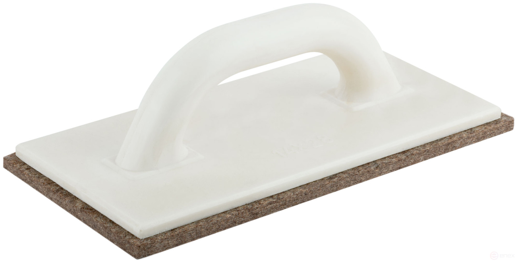 Finishing grater with felt coating, polyurethane housing 280x140 mm