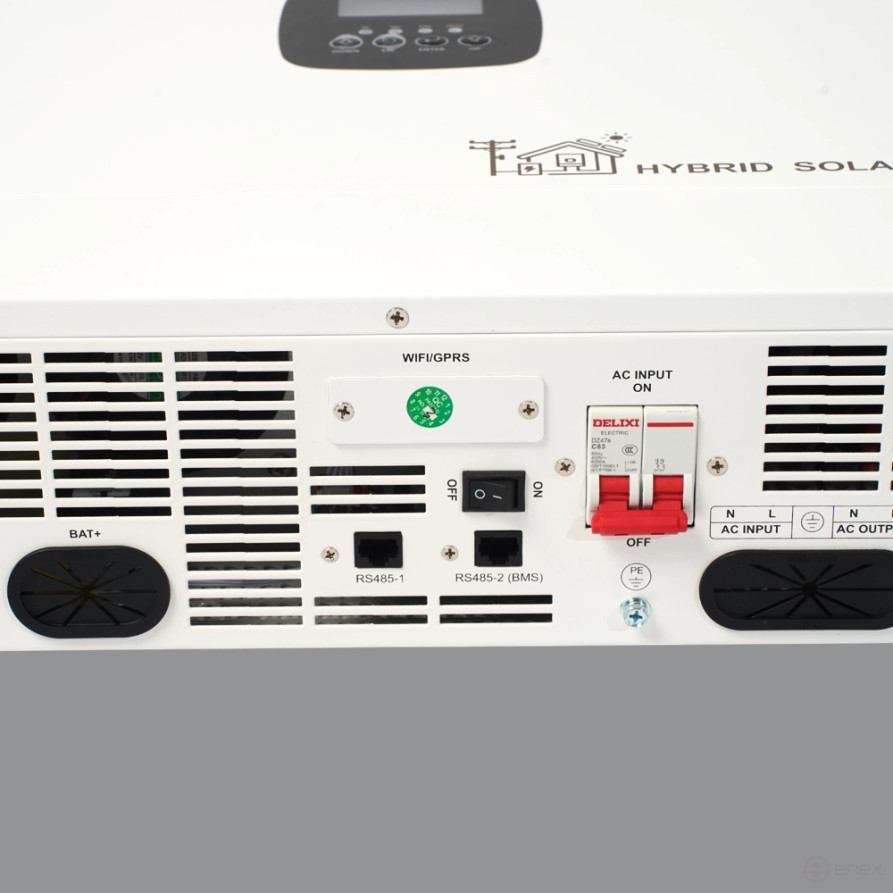 Инвертор гибридный однофазный солнечный ЛИТДЖЕТ 12,3 kW 230V/50Hz с ЖК-дисплеем