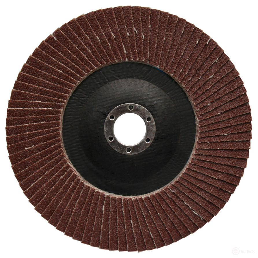 Круг лепестковый шлифовальный ПРАКТИКА 150 х 22 мм Р120 (1шт.) серия Профи (919-303)