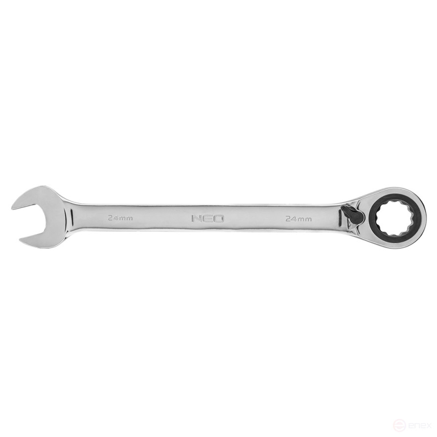 Ключ комбинированный с храповым механизмом 24 мм
