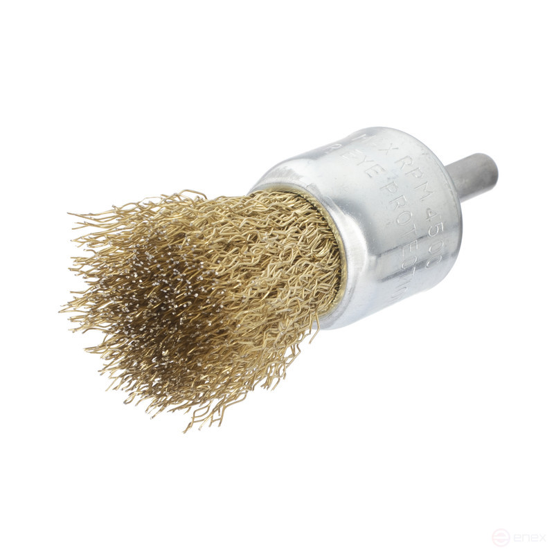 Щетка 853 конц., гофр. ЛАТУНЬ для дрелей хв 6 мм D25 мм BS 0,3 уп. 1/50/150