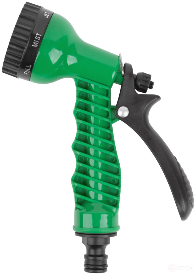 Watering kit (5-15 m stretchable hose and Watering gun, 7 modes)