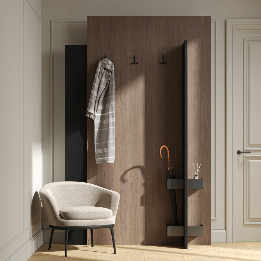 Hook meb. three-horn meth. TRITON chrome matt AKS