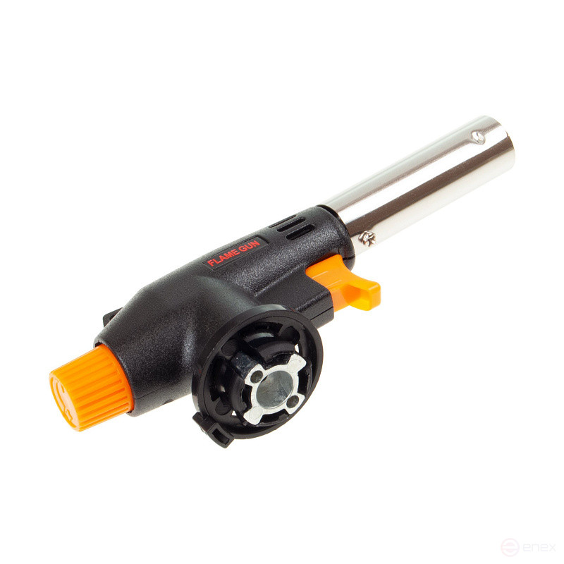 Горелка ER-17901 газовая на цанговый баллон с пьезорозжигом (t-1300гр.), в блистере ЭВРИКА /1/100