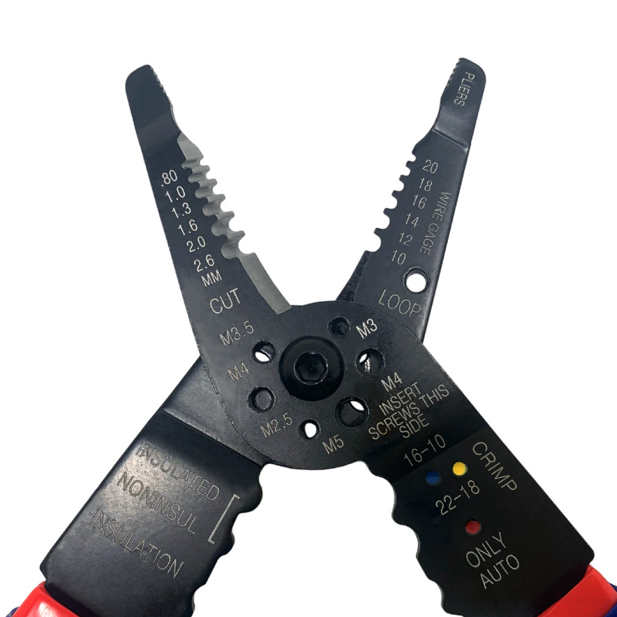 Crimping pliers 200mm with long noses WP291003 WORKPRO