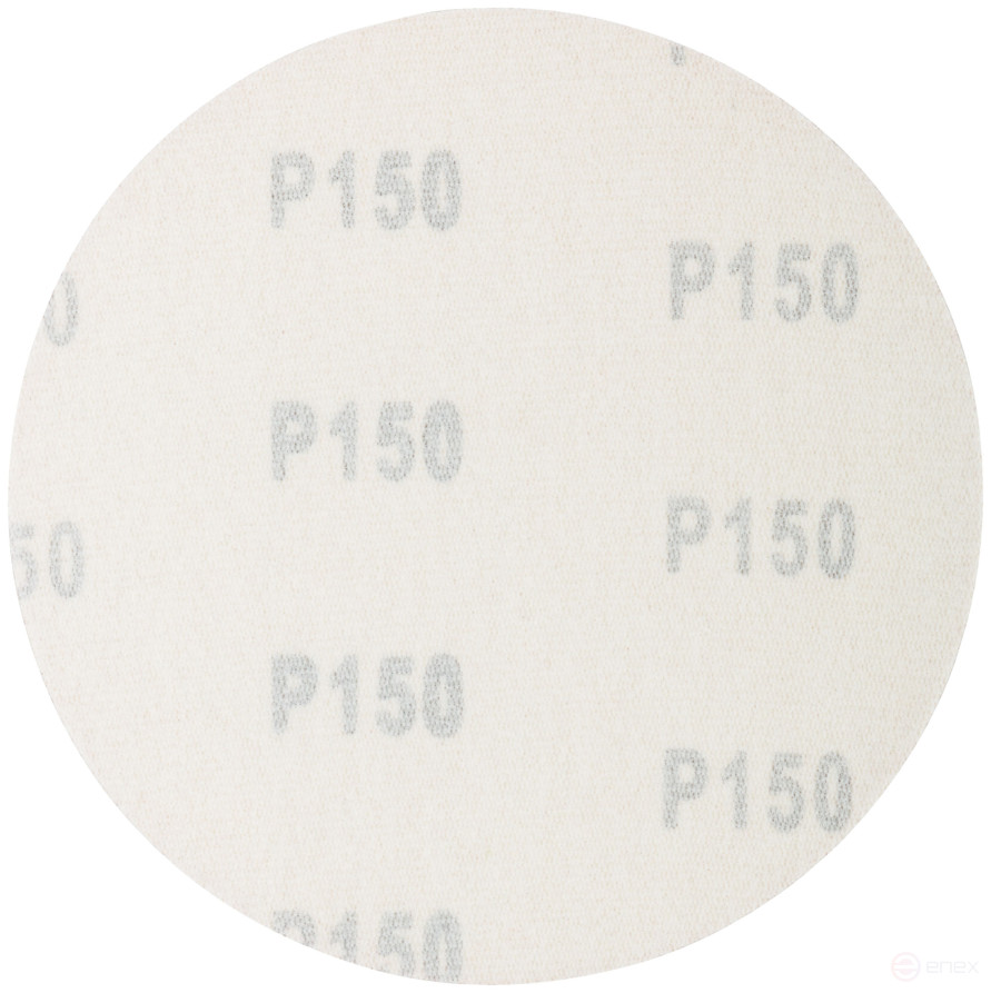 Круги абразивные шлифовальные на ворсовой основе под "липучку" (Р150, 125 мм, 5шт.), Cutop Profi