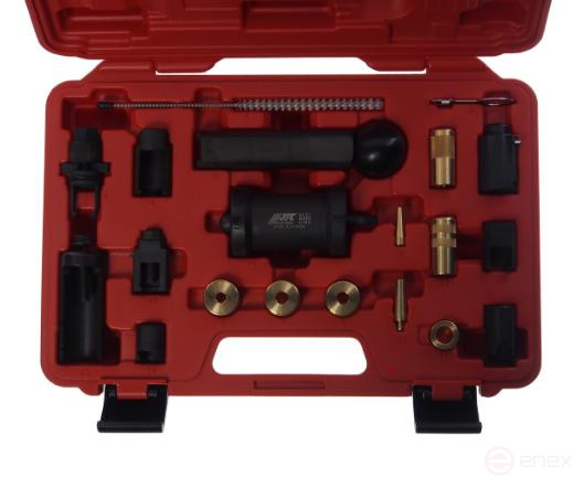 A set of tools for dismantling/mounting gasoline injectors (VW AUDI SEAT SKODA PORSCHE) JTC