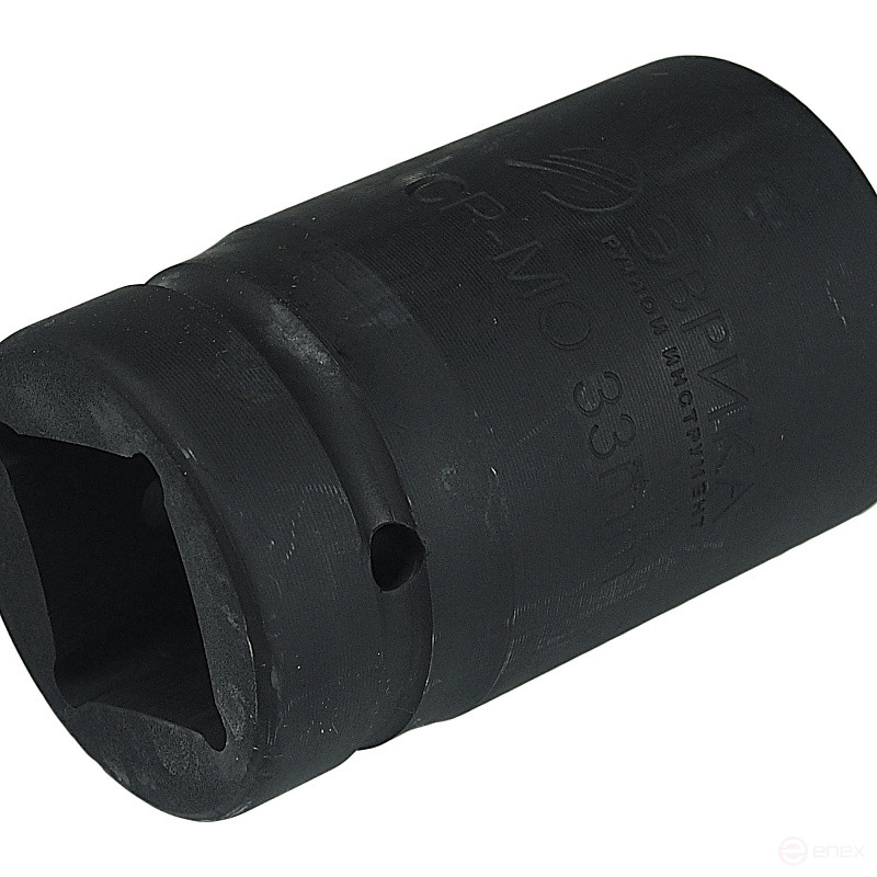Головка торцевая 33мм 1" 6-гранная ударная L=78мм ЭВРИКА ER-95331 1/4/40