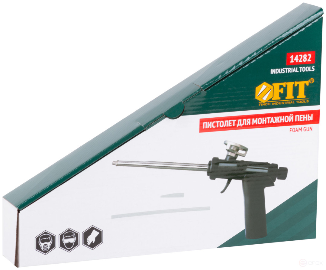 Mounting foam gun, plastic housing