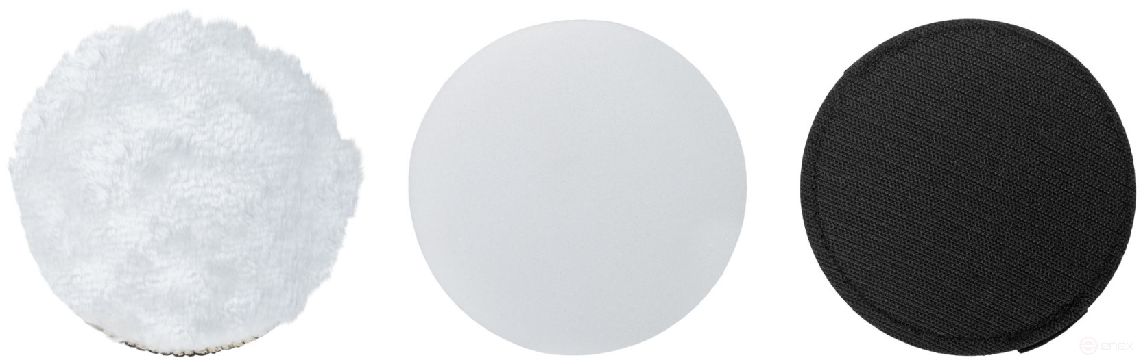 Набор насадок полировальных, 3 шт., 125 мм