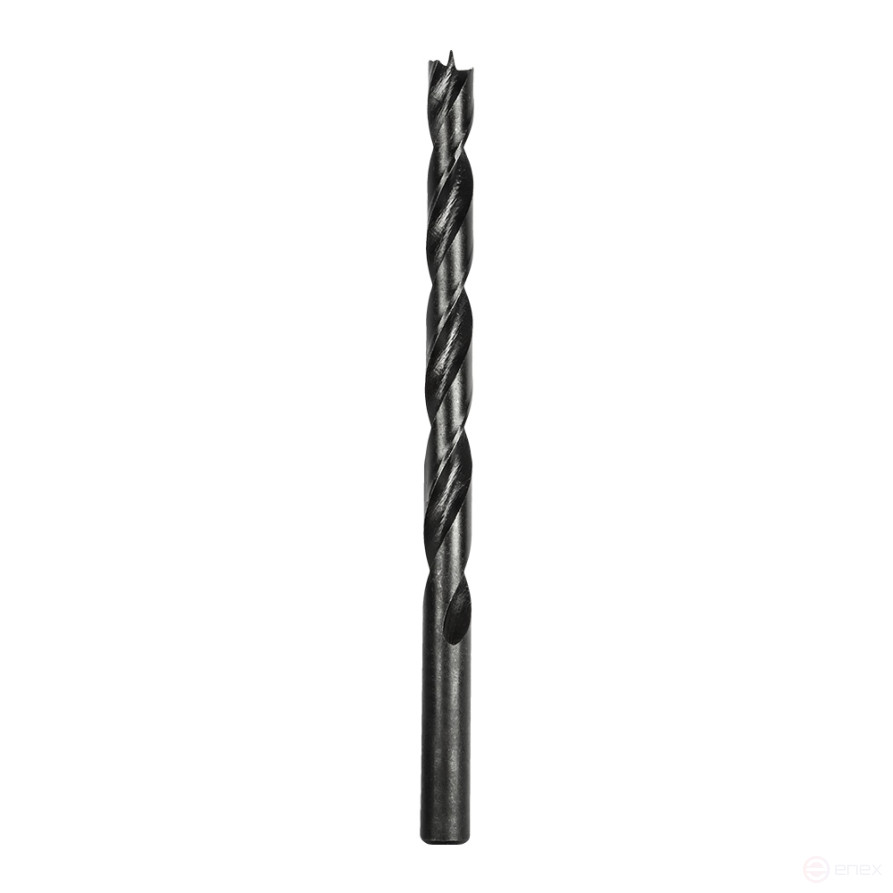 Wood drill bit PRACTICE 12 x 200 mm, W-sharpening, (1 pc.) blister, Profi series (775-655)