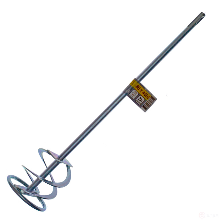 Насадка для перемешивания красок и штукатурных смесей, SDS-plus, 80х400 мм, ЧЕГЛОК (40)