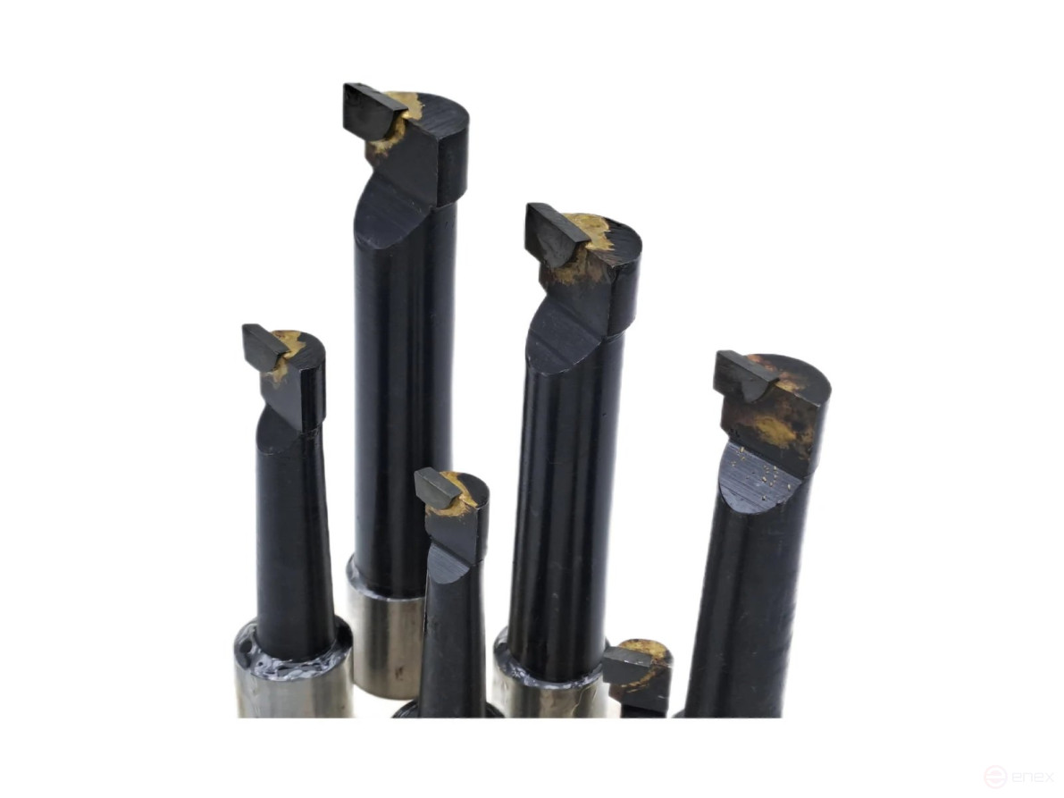 A set of 6 cutters. for boring heads f 100 mm (F1-25 mm) TORNERI T020242