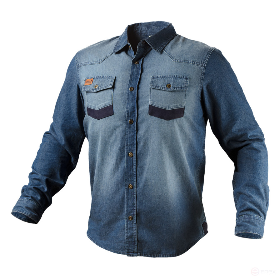 DENIM shirt, size XL