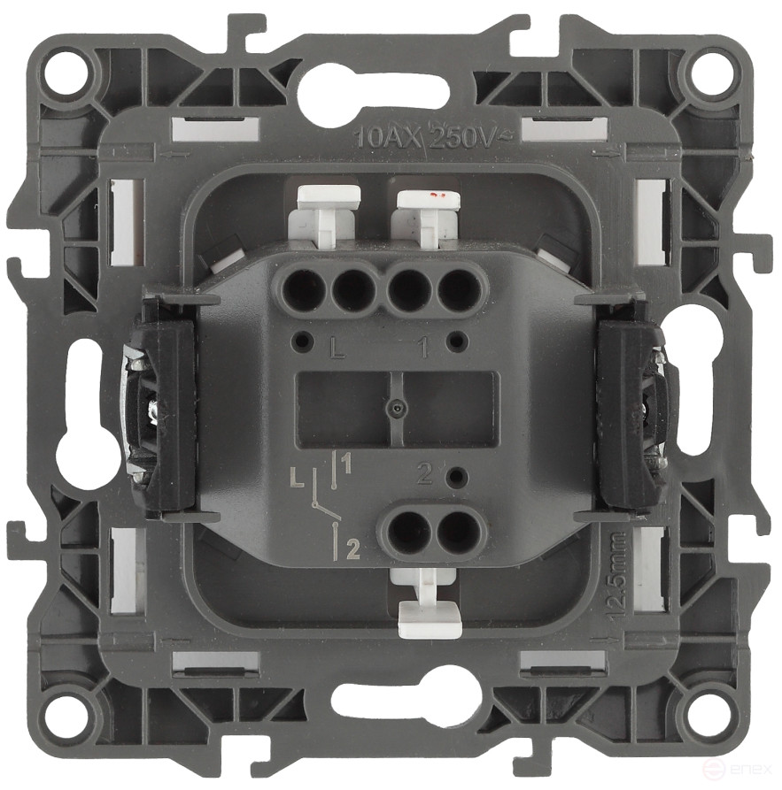 12-1103-04 ERA Switch, 10AH-250V, IP20, Era 12, Champagne