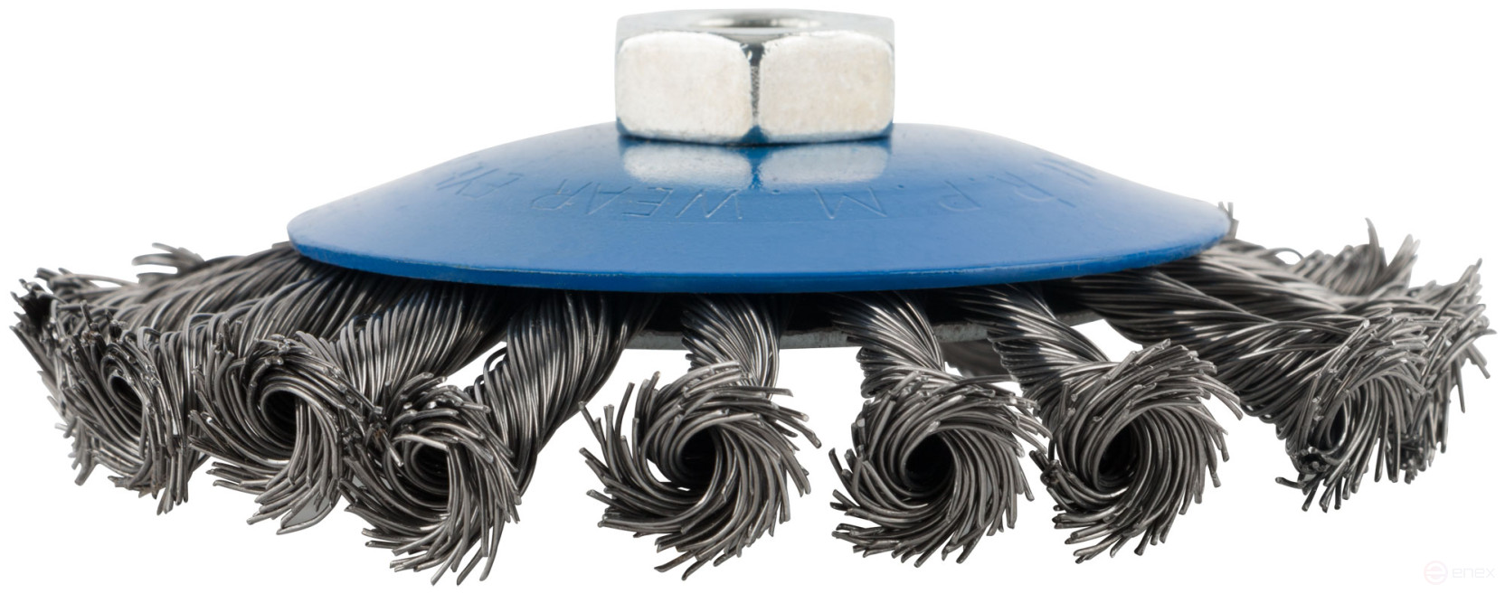 Cornice, type "wheel" with tilt, nut M14, steel twisted wire 115 mm