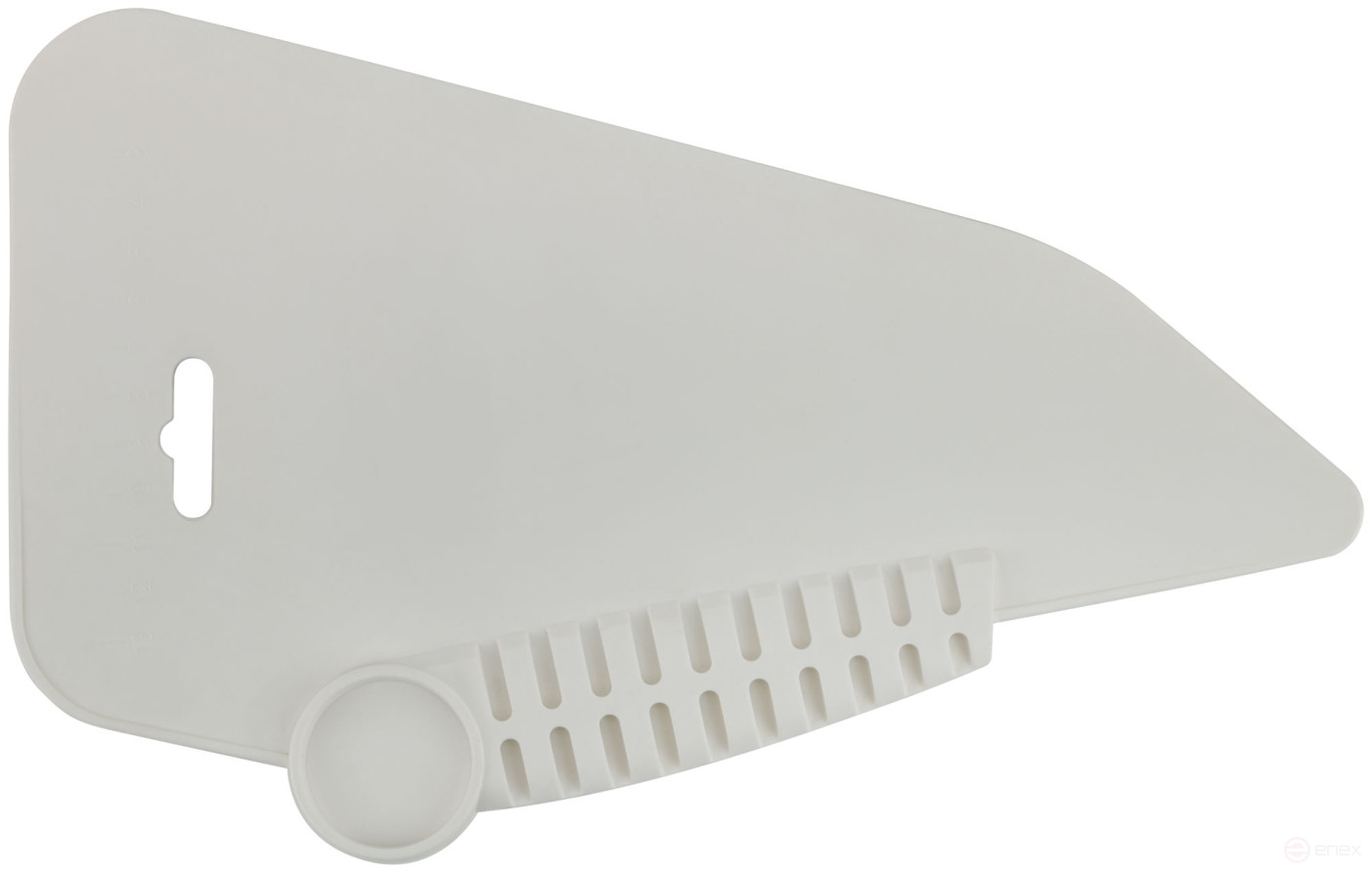 Pressure spatula, "Standard", for wallpaper, plastic, white 280 mm