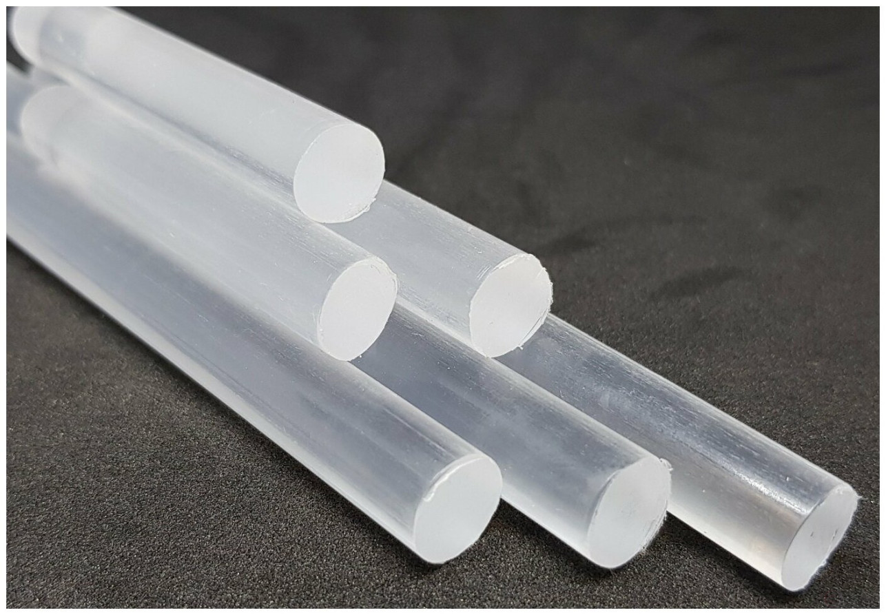 Клеевые стержни ПрофКлей-8012 прозрачные, 11х200 мм, 52 шт, 1 кг