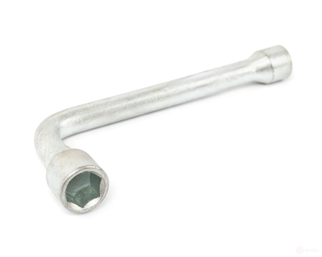 Socket wrench with internal 6-grain. 14x17 curved galvanized SITOMO BELARUS