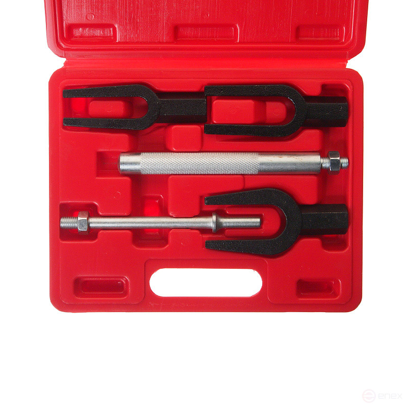 Набор ER-86018 съемник опор шаровых/зубило для пневмомолотка (3 вилки, 2 рукоятки) ЭВРИКА 1/6