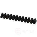 ERA Screw Clamp NO-225-514 Insulated ZVI-ng 20A 2.5-14 mm2 12 pairs Black