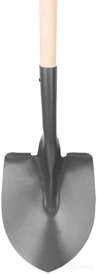 Bayonet shovel for bulk cargo ("American") with wooden handle and V-handle 230x280x1360 mm