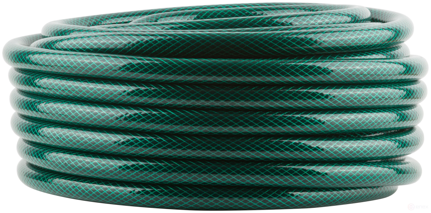 Шланг поливочный трехслойный армированный, зеленый 3/4" х 1,5 мм х 25 м