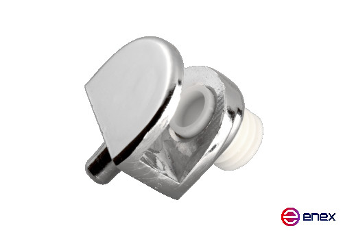 Shelf holder for glass adjustable for drilling meth. MV-09 chrome AKS