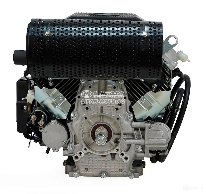 Двигатель Lifan LF2V78F-2A PRO(4500), вал 25мм, катушка 20 Ампер датчик давл./м, м/радиатор, ручн.+электр. зап