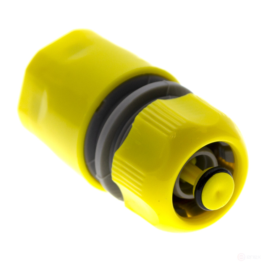 Системы полива, соединитель с аквастопом, 1/2" , ЧЕГЛОК (100/300)