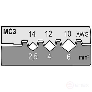Насадка для обжимных клещей арт. 211657