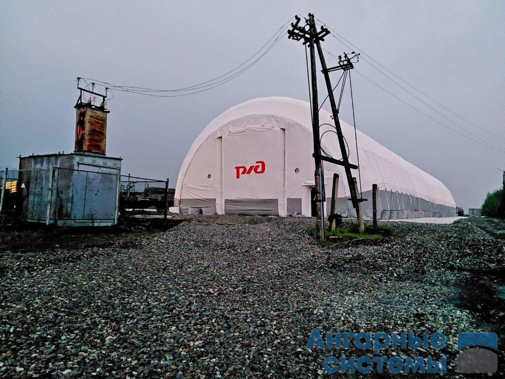 Inflatable PVC pneumatic frame hangar — production facility