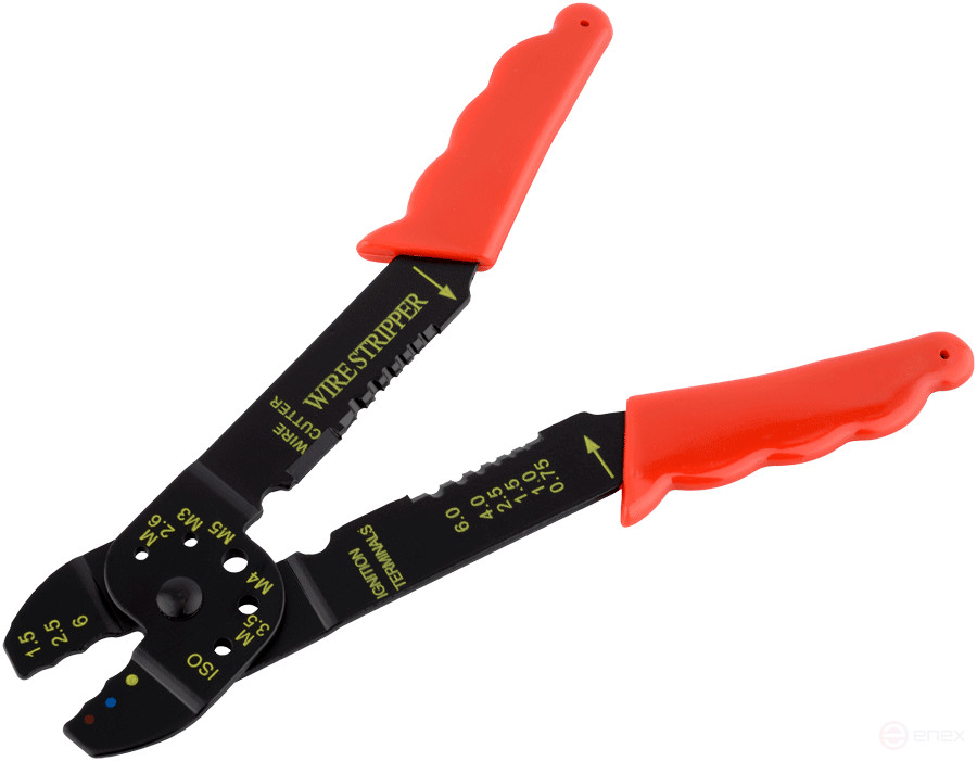 Клещи для снятия изоляции и обжима проводов (BERIL)