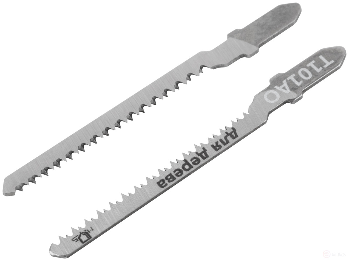 Blades for electric jigsaw, T101AO, wood, HCS, 75 mm, 2 pcs.